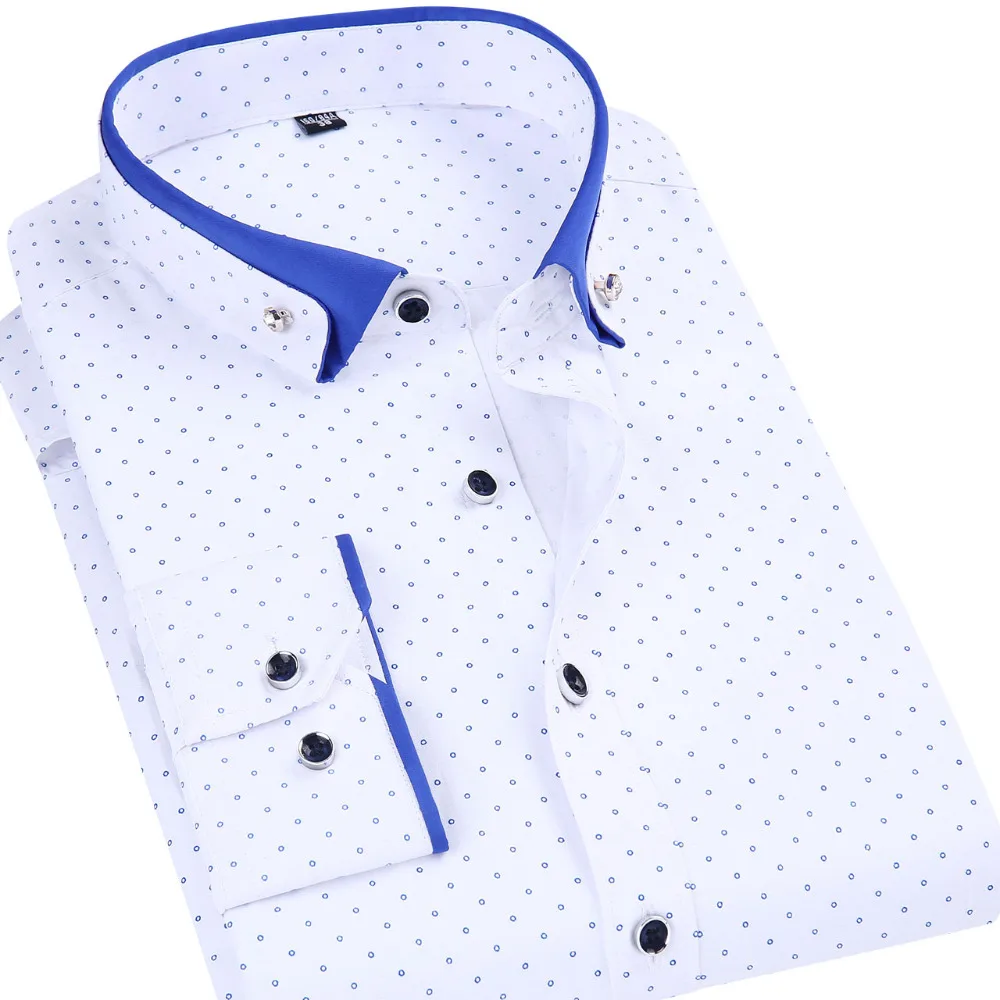 2018 New Spring Summer Polka Dot Printed High Quality Men Shirts Long Sleeve Popular Design Button-down Mens Casual Shirts
2018 New Spring Summer Polka Dot Printed High Quality Men Shirts Long Sleeve Popular Design Button-down Mens Casual Shirts
