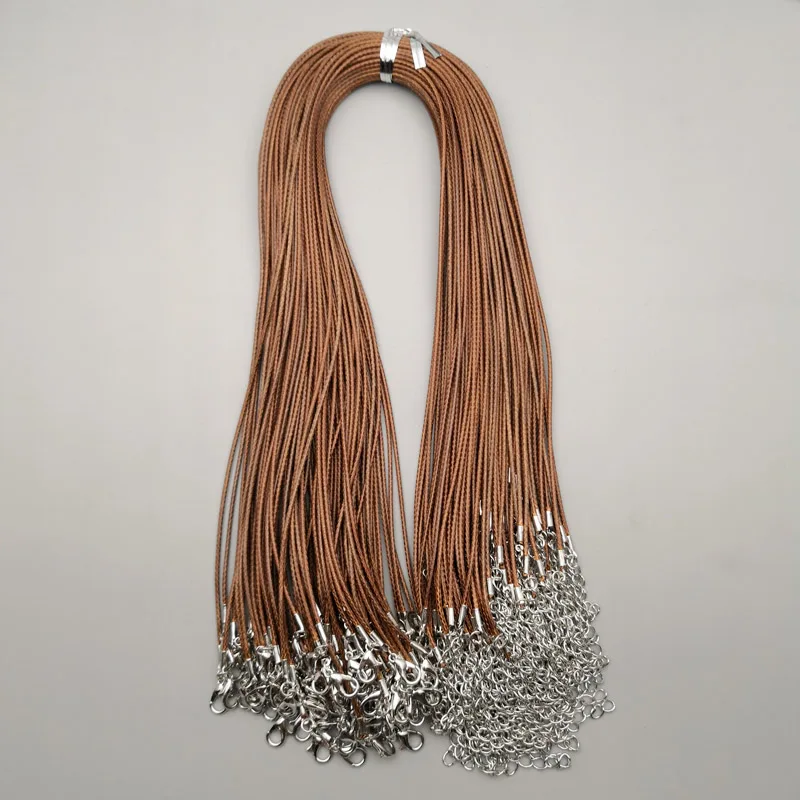 Wholesale 1.5MM jewelry clasp lobster Necklace Rope wax Leather Cord Red coffee necklace lanyard pendant cords 100pcs/lot Free
Wholesale 1.5MM jewelry clasp lobster Necklace Rope wax Leather Cord Red coffee necklace lanyard pendant cords 100pcs/lot Free