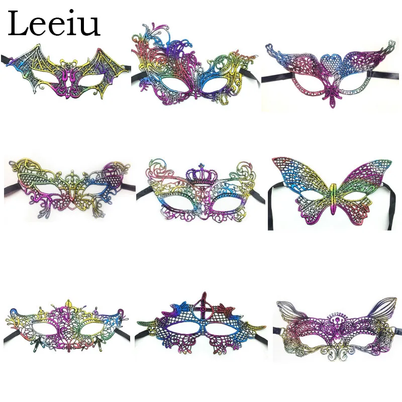 Leeiu 1PC Women Sexy Colorful Lace Eye Mask Party Masks For Masquerade Halloween Venetian Costumes Carnival Lace Mask Wholesale
Leeiu 1PC Women Sexy Colorful Lace Eye Mask Party Masks For Masquerade Halloween Venetian Costumes Carnival Lace Mask Wholesale