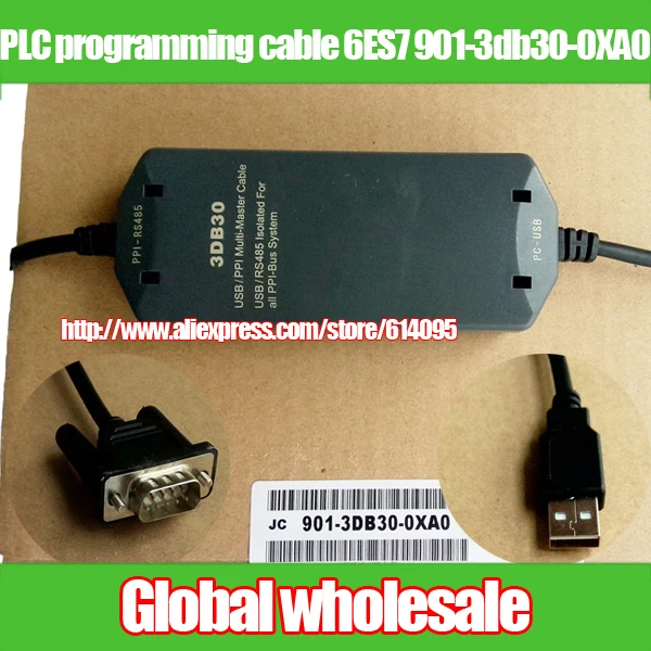 1pcs S7-200PLC programming cable 6ES7 901-3db30-0XA0 for Siemens / Multi-Master cable usb rs485 isolated PPI-Bus
1pcs S7-200PLC programming cable 6ES7 901-3db30-0XA0 for Siemens / Multi-Master cable usb rs485 isolated PPI-Bus
