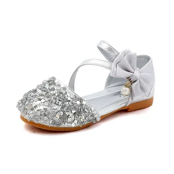 Girls Summer Sequined Princess Shoes Baby Kids Flat Silk Bow Sandals Shoes Children Hook & Loop Fashion Shoes Size 21-36
Girls Summer Sequined Princess Shoes Baby Kids Flat Silk Bow Sandals Shoes Children Hook & Loop Fashion Shoes Size 21-36