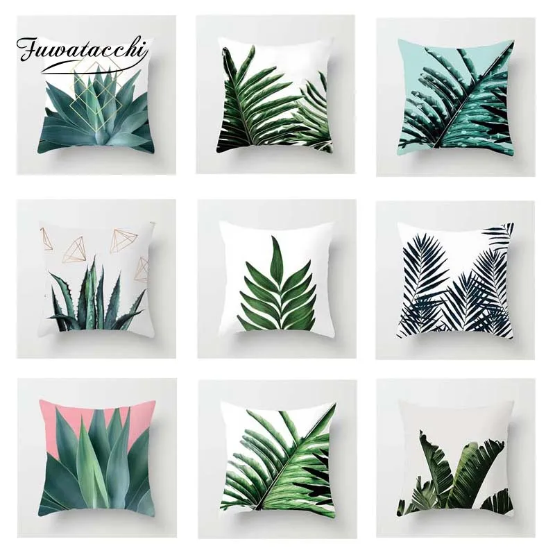 Fuwatacchi Palm Tree Leaves Cushion Cover Green Plant Pineapple Throw Pillow Cover Decorative Pillow Cover Sofa Pillowcase
Fuwatacchi Palm Tree Leaves Cushion Cover Green Plant Pineapple Throw Pillow Cover Decorative Pillow Cover Sofa Pillowcase