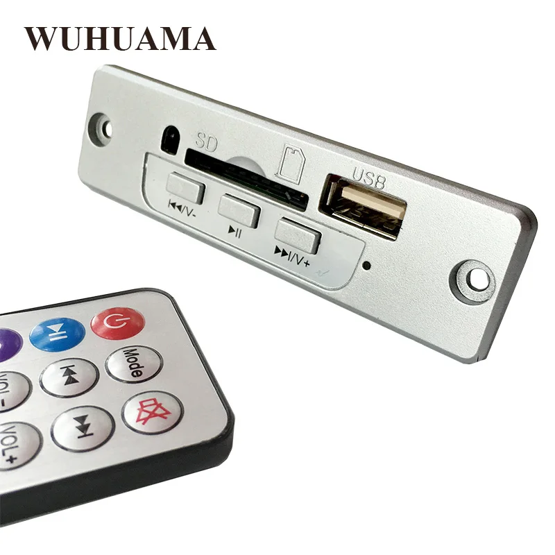 Silver Color DC5V MP3 Decoder Board Built In 3W Amplifier With Remote Control Support SD Card USB Player 5 V 3 W Decoder Board
Silver Color DC5V MP3 Decoder Board Built In 3W Amplifier With Remote Control Support SD Card USB Player 5 V 3 W Decoder Board