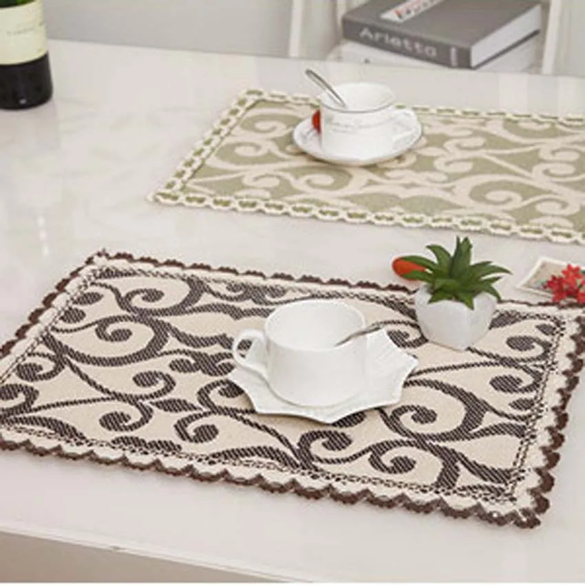 WHQ 2 Pcs 4 Pcs/lot Flower Polka Dot Linen Rectangle Placemat Dining Table Coffee Table Disc Pads Coasters Waterproof Table Pad
WHQ 2 Pcs 4 Pcs/lot Flower Polka Dot Linen Rectangle Placemat Dining Table Coffee Table Disc Pads Coasters Waterproof Table Pad