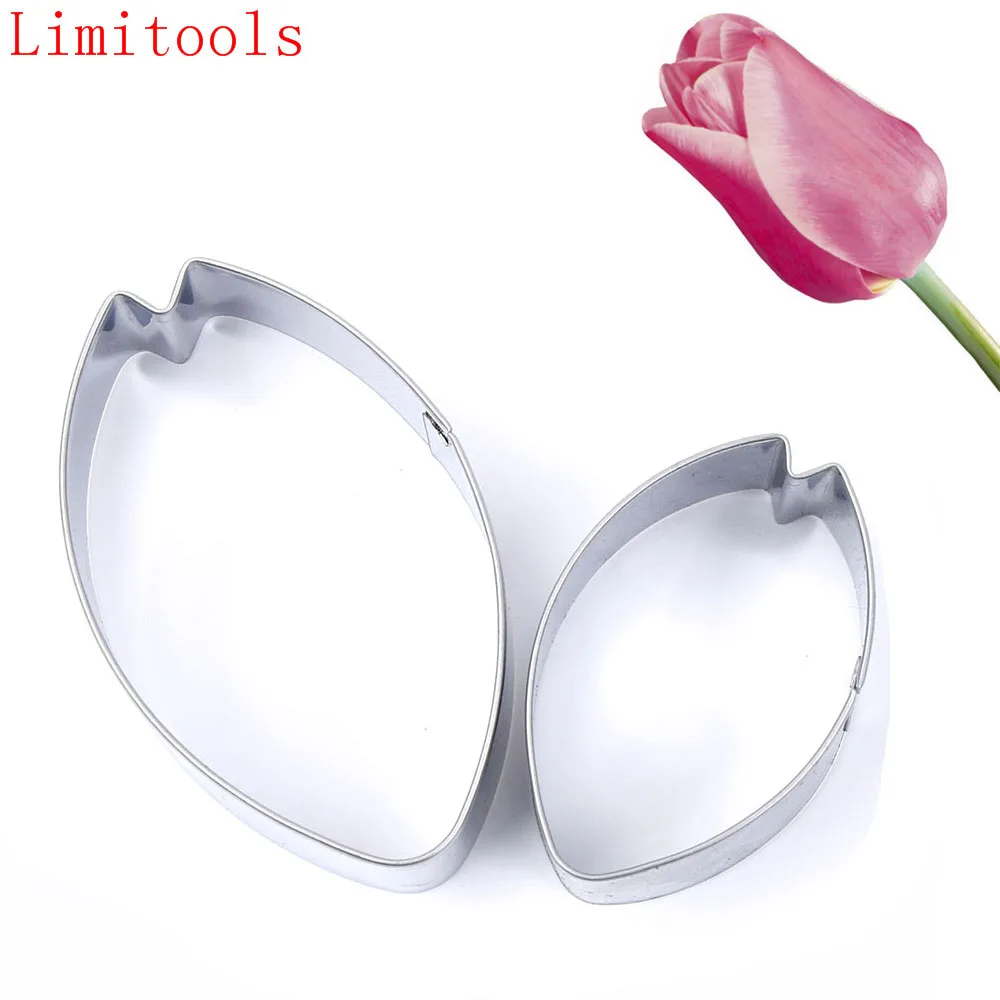 2pcs/set Tulip Petal Flower Cookie Cutter Cake Decorating Tools Fondant Cupcake Mold Biscuit Cutter Baking Cookie Tools
2pcs/set Tulip Petal Flower Cookie Cutter Cake Decorating Tools Fondant Cupcake Mold Biscuit Cutter Baking Cookie Tools