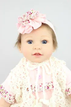 Silicone adorable 22inch Lifelike Bonecas Baby newborn realistic real touch toddlers bebe cute dolls babies toy bedtime doll
Silicone adorable 22inch Lifelike Bonecas Baby newborn realistic real touch toddlers bebe cute dolls babies toy bedtime doll