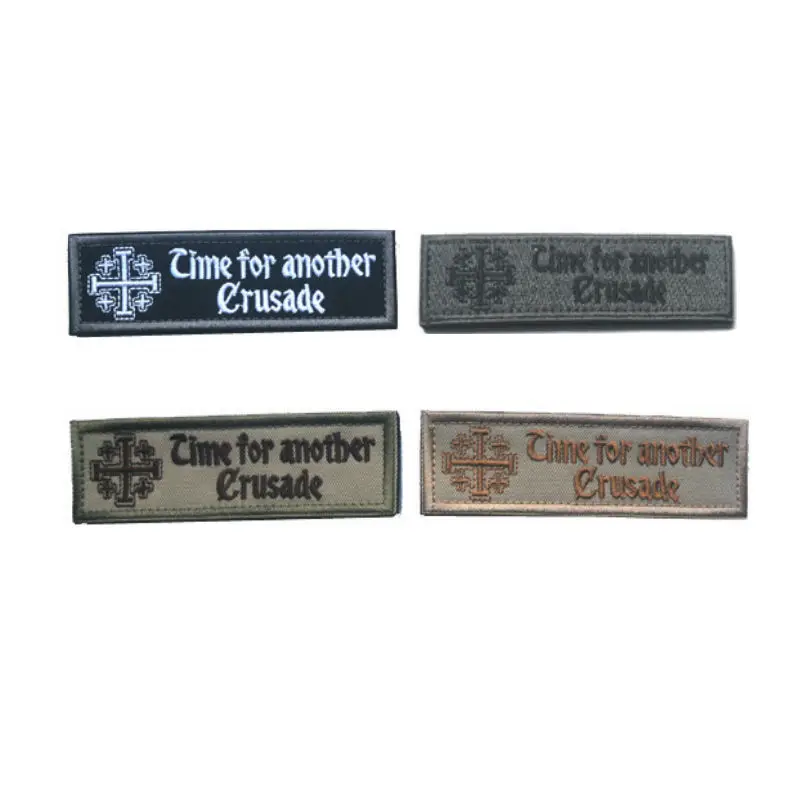 Embroidery Patch Time For Another Crusade Embroidered Patches Military Tactical Armband Applique Hook & Loop Jacket Badge Badges
Embroidery Patch Time For Another Crusade Embroidered Patches Military Tactical Armband Applique Hook & Loop Jacket Badge Badges