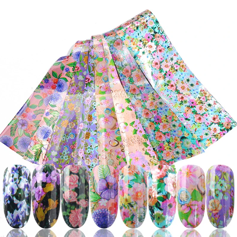 Manicure Summer Adhesive Foils 16pcs Holographic Starry Flower Nail Foils Paper Nail Art Transfer Sticker Decals
Manicure Summer Adhesive Foils 16pcs Holographic Starry Flower Nail Foils Paper Nail Art Transfer Sticker Decals