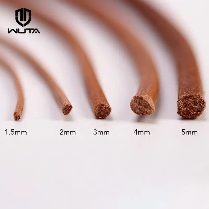 Шнурок WUTA шнур из натуральной кожи 2 5 10 метров кружевной шнурок плоский