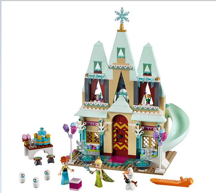 JG 519pcs Arendelle Castle Building Blocks Model Set Princess Anna Elsa Christmas gift Figures With Friends
JG 519pcs Arendelle Castle Building Blocks Model Set Princess Anna Elsa Christmas gift Figures With Friends