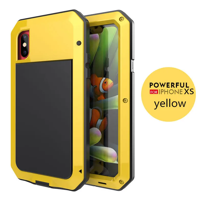 Steel film+ Waterproof Luxury Metal for iPhone X 6 6S 7 7Plus 8 8Plus 10 Military Aluminum Shockproof Dustproof Case Armor
Steel film+ Waterproof Luxury Metal for iPhone X 6 6S 7 7Plus 8 8Plus 10 Military Aluminum Shockproof Dustproof Case Armor
