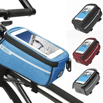 Bicycle Front Tube Bag Cycling Accessories Frame Waterproof Front Bags Cell Mobile Phone Case 6inch Phone Holder Bike
Bicycle Front Tube Bag Cycling Accessories Frame Waterproof Front Bags Cell Mobile Phone Case 6inch Phone Holder Bike