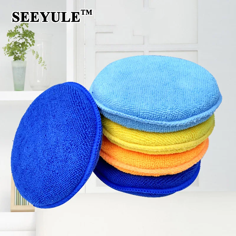 1pc SEEYULE High Density Large Mircofiber Car Wax Sponge Polish Pad Anti Scratch Durable Sponge for Car Apply And Remove Wax
1pc SEEYULE High Density Large Mircofiber Car Wax Sponge Polish Pad Anti Scratch Durable Sponge for Car Apply And Remove Wax