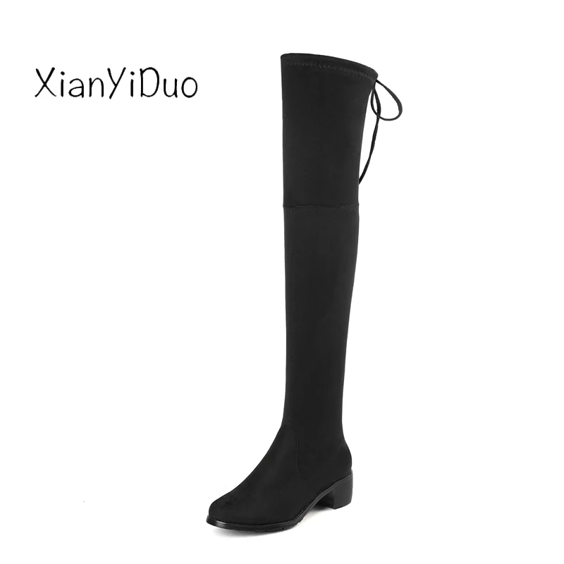 2019 Fashion Autunmn Slim Boots Sexy over the knee med Suede snow boots women's winter thigh shoes woman plus size 34-43/306-9
2019 Fashion Autunmn Slim Boots Sexy over the knee med Suede snow boots women's winter thigh shoes woman plus size 34-43/306-9