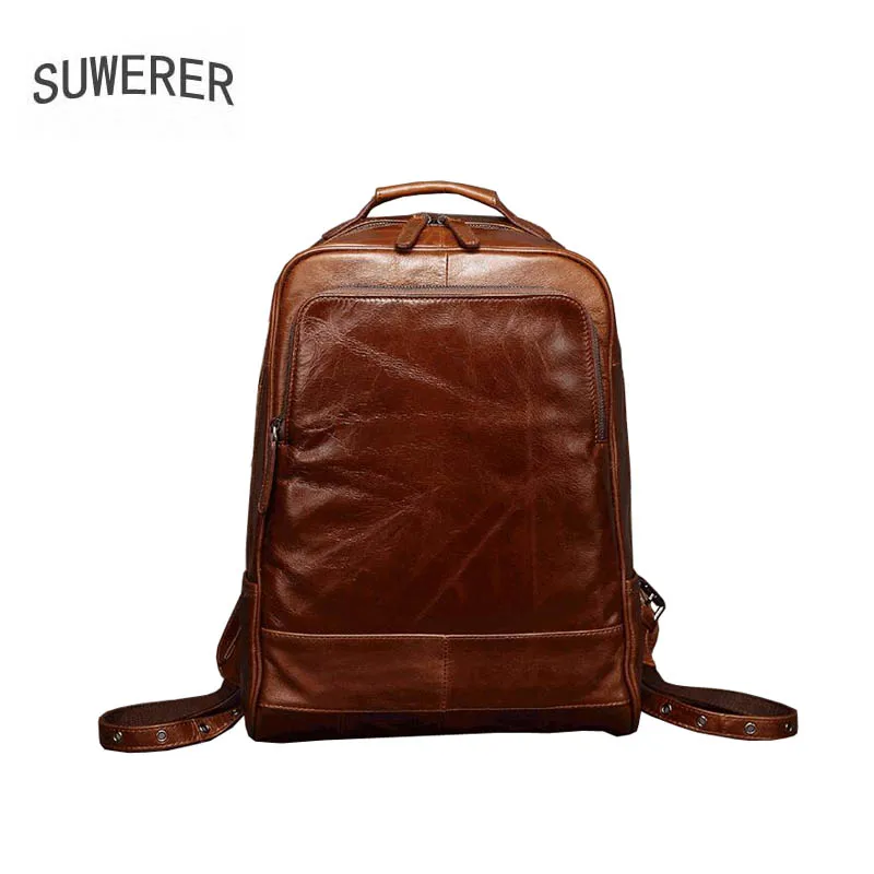 2019 New men Genuine leather backpack Leisure travel bag backpack brand leather bag fashion big capacity computer bag
2019 New men Genuine leather backpack Leisure travel bag backpack brand leather bag fashion big capacity computer bag