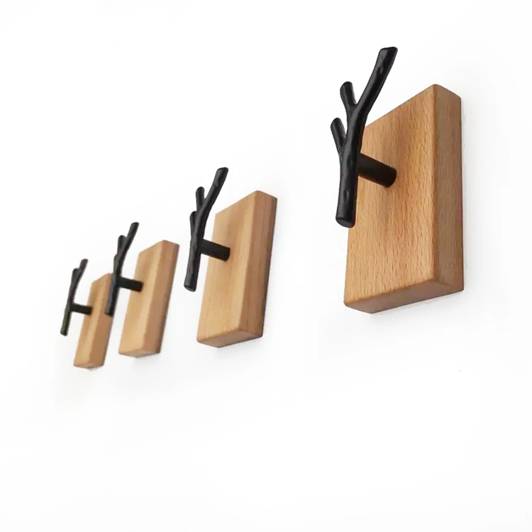 1pcs Iron branch wood hook Solid wood wall bathroom towel hook Coat hook key storage Home wall decorations
1pcs Iron branch wood hook Solid wood wall bathroom towel hook Coat hook key storage Home wall decorations
