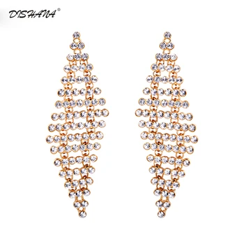 New Hot Luxury Romantic Statement Jewelry for Women Big Rhinestone Geometric Long Drop Earrings Brincos Accessory(E0254)
New Hot Luxury Romantic Statement Jewelry for Women Big Rhinestone Geometric Long Drop Earrings Brincos Accessory(E0254)