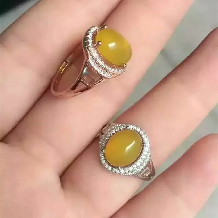 KJJEAXCMY fine jewelry 925 Pure silver natural Yellow Chalcedony medulla female ring inlay decoration micro simple oval
KJJEAXCMY fine jewelry 925 Pure silver natural Yellow Chalcedony medulla female ring inlay decoration micro simple oval