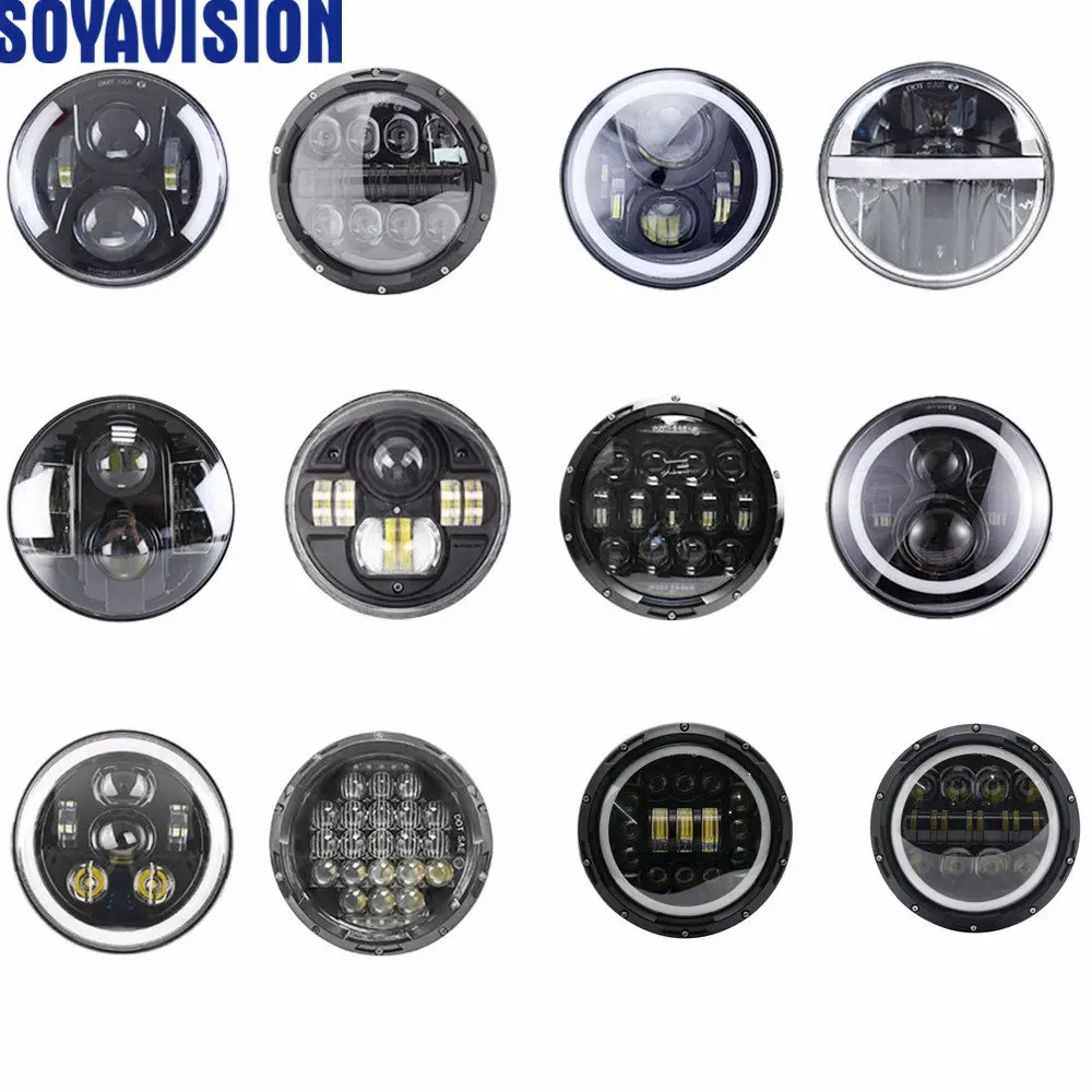 2X Car Motor LED 7 Inch Round Headlight Conversion Kit For Beetle Classic Volkswagen Lada 4x4 For Jeep Wrangler Hummer Harley
2X Car Motor LED 7 Inch Round Headlight Conversion Kit For Beetle Classic Volkswagen Lada 4x4 For Jeep Wrangler Hummer Harley