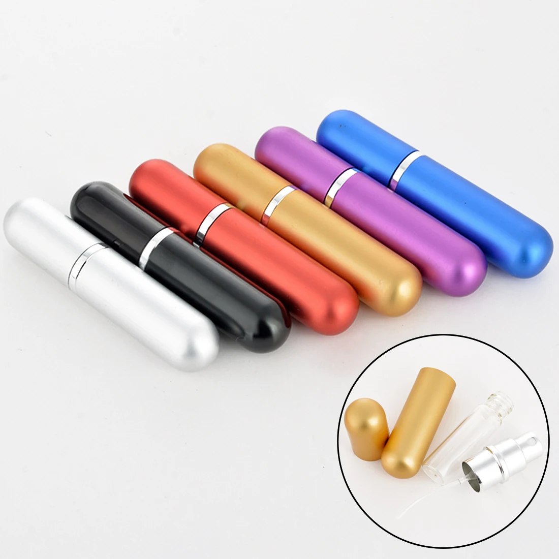 5ml Refillable Portable Mini Perfume Bottle &Traveler Aluminum Spray Atomizer Empty Parfum Bottle
5ml Refillable Portable Mini Perfume Bottle &Traveler Aluminum Spray Atomizer Empty Parfum Bottle