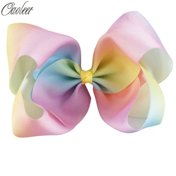 5 Pieces/Lot 6" Rianbow Hair bow Handmade Grosgrain Ribbon Hairpin Hairclip Girls Hair Accessories Kids Gifts
5 Pieces/Lot 6" Rianbow Hair bow Handmade Grosgrain Ribbon Hairpin Hairclip Girls Hair Accessories Kids Gifts