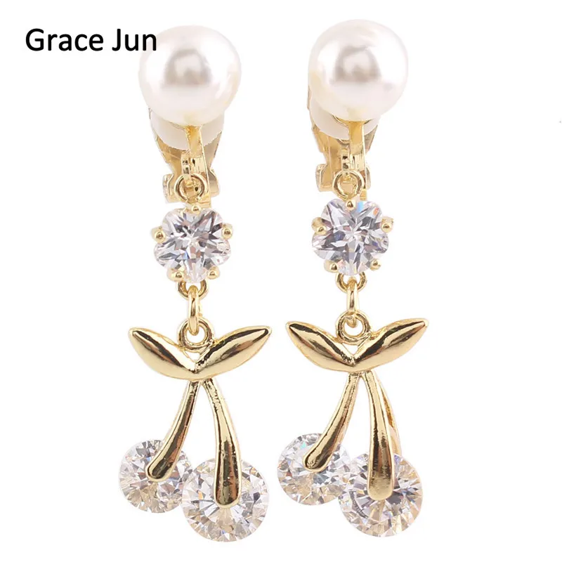 Grace Jun 2 Color Choose Copper Material AAA CZ Cherry Clip on earrings Without Piercing for Grils Ear Clip Wholesale (12 pairs)
Grace Jun 2 Color Choose Copper Material AAA CZ Cherry Clip on earrings Without Piercing for Grils Ear Clip Wholesale (12 pairs)