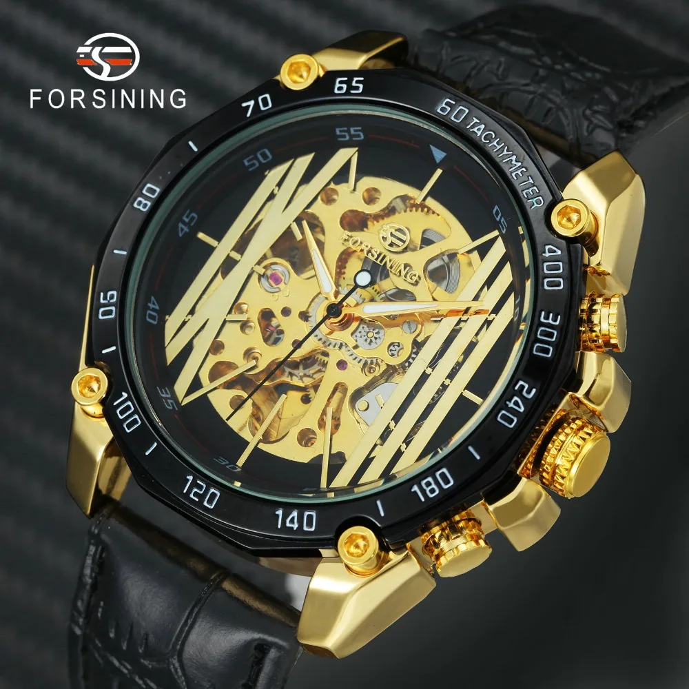 FORSINING 2019 Fashion Outdoor Sports Men Auto Mechanical Watches Top Brand Luxury Golden Skeleton Oversize Casual Wristwatches 
FORSINING 2019 Fashion Outdoor Sports Men Auto Mechanical Watches Top Brand Luxury Golden Skeleton Oversize Casual Wristwatches