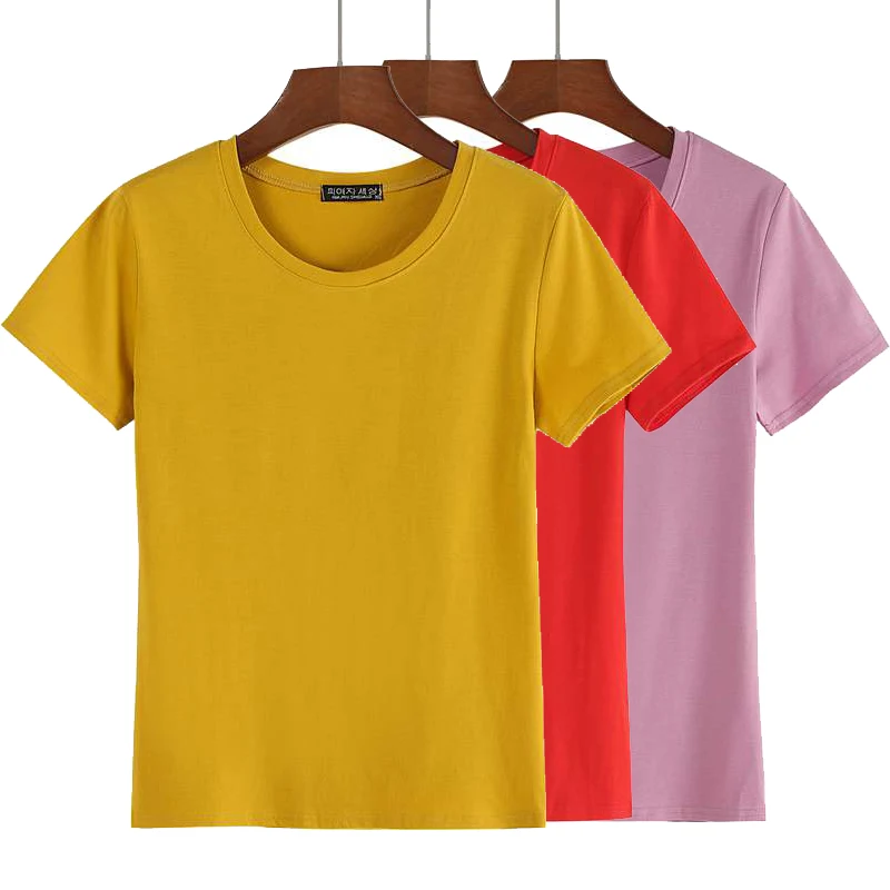 GIGOGOU Women T Shirt 2019 Summer Tshirt O Neck Women Basic T-shirt Short Sleeve Female Fashion Casual Style Top Tee Shirts
GIGOGOU Women T Shirt 2019 Summer Tshirt O Neck Women Basic T-shirt Short Sleeve Female Fashion Casual Style Top Tee Shirts