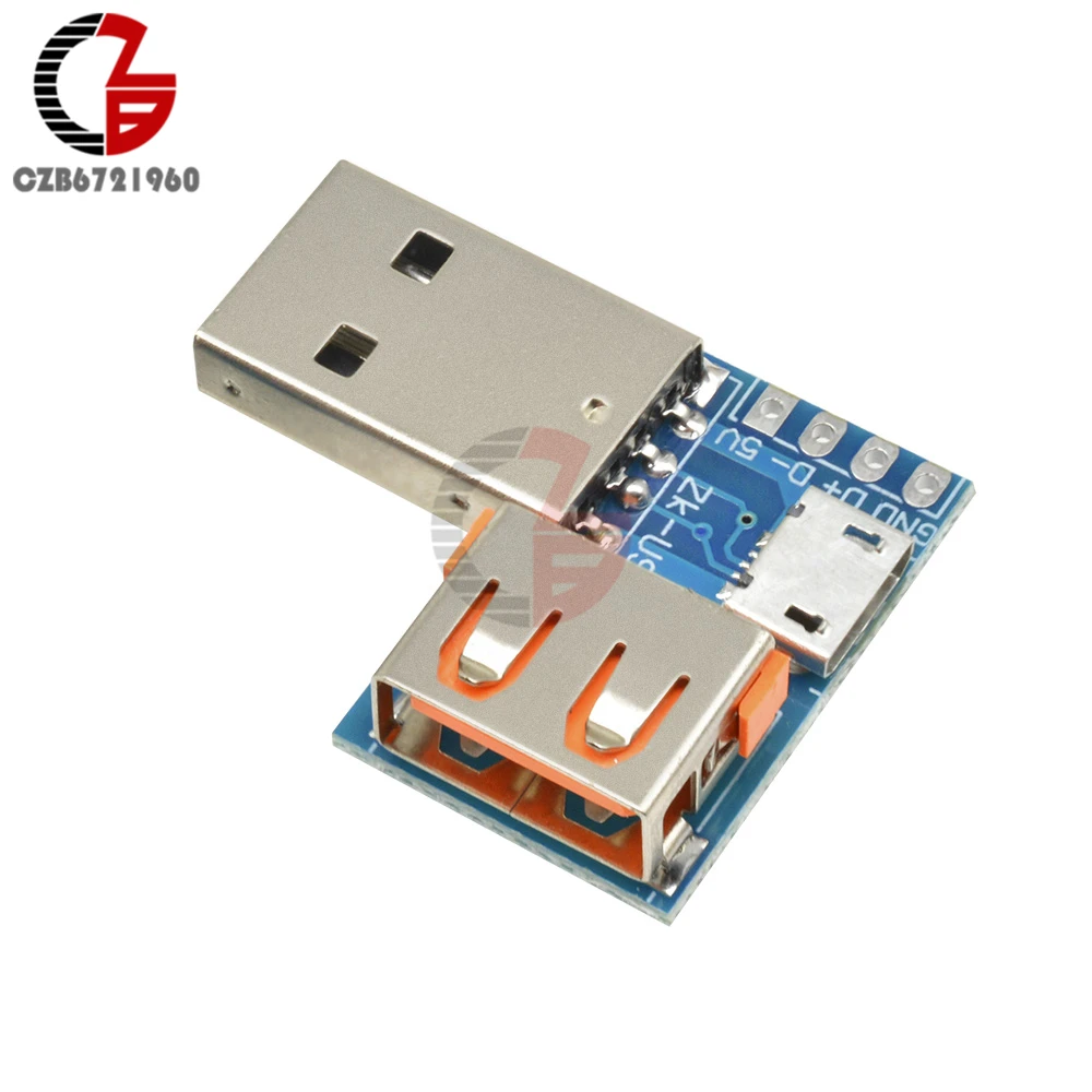 4 in 1 USB Converter USB Male to Female to Micro USB to 2.54mm 4P Terminal Adapter Module Voltage Date Converter Connector Board
4 in 1 USB Converter USB Male to Female to Micro USB to 2.54mm 4P Terminal Adapter Module Voltage Date Converter Connector Board