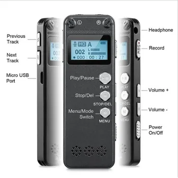 8 GB Voice Recorder USB Dictaphone Digital Audio Voice Recorder With WMA/WAV/MP3/OGG Built-in Microphone
8 GB Voice Recorder USB Dictaphone Digital Audio Voice Recorder With WMA/WAV/MP3/OGG Built-in Microphone