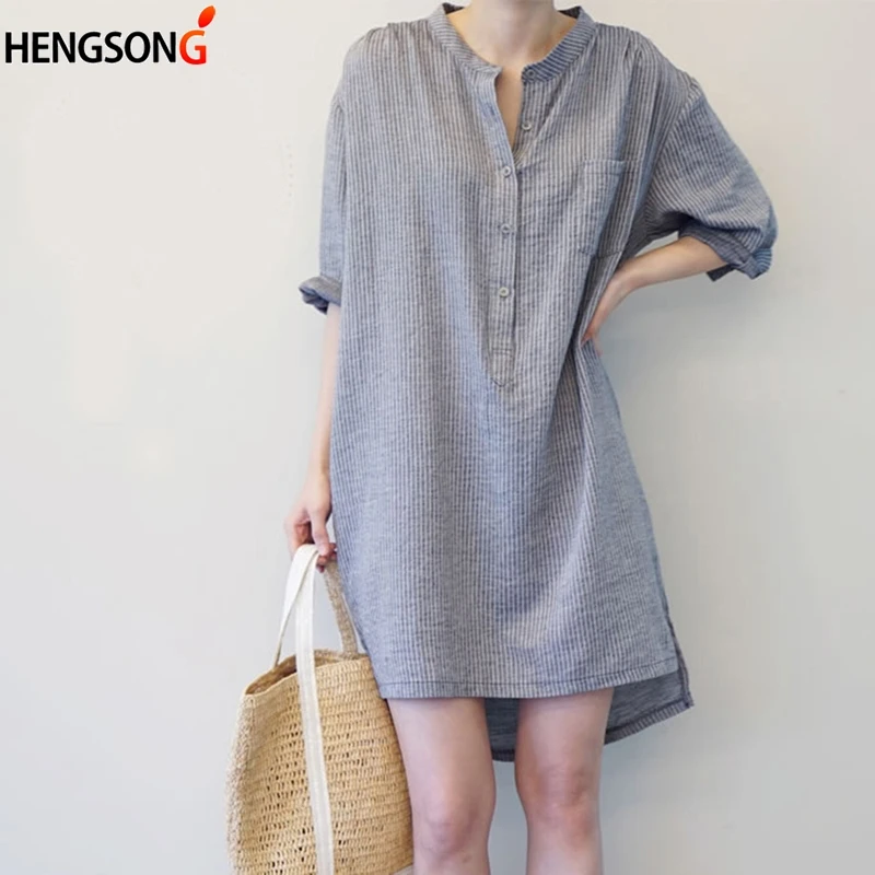 HENGSONG новый плюс Размеры хлопок белье платье Для женщин осень Повседневное с