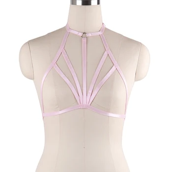 Harness Bra Straps Crop Top Hollow Out Lingerie Belts Top Halter Bra Cage Harness Bondage Clothing Cute Girls
Harness Bra Straps Crop Top Hollow Out Lingerie Belts Top Halter Bra Cage Harness Bondage Clothing Cute Girls