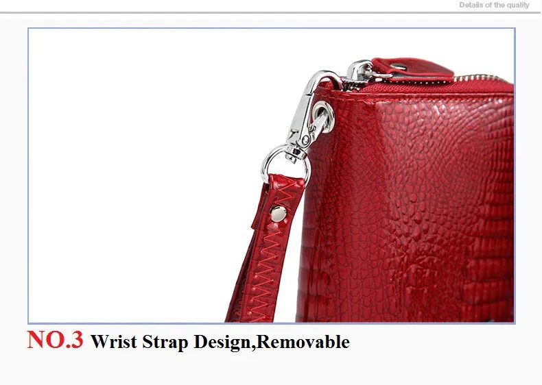 VICKAWEB Wristlet Wallet Purse Genuine Leather Wallet Female Long Zipper Women Wallets Card Holder Clutch Ladies Wallets 2017-20170908_011745_019