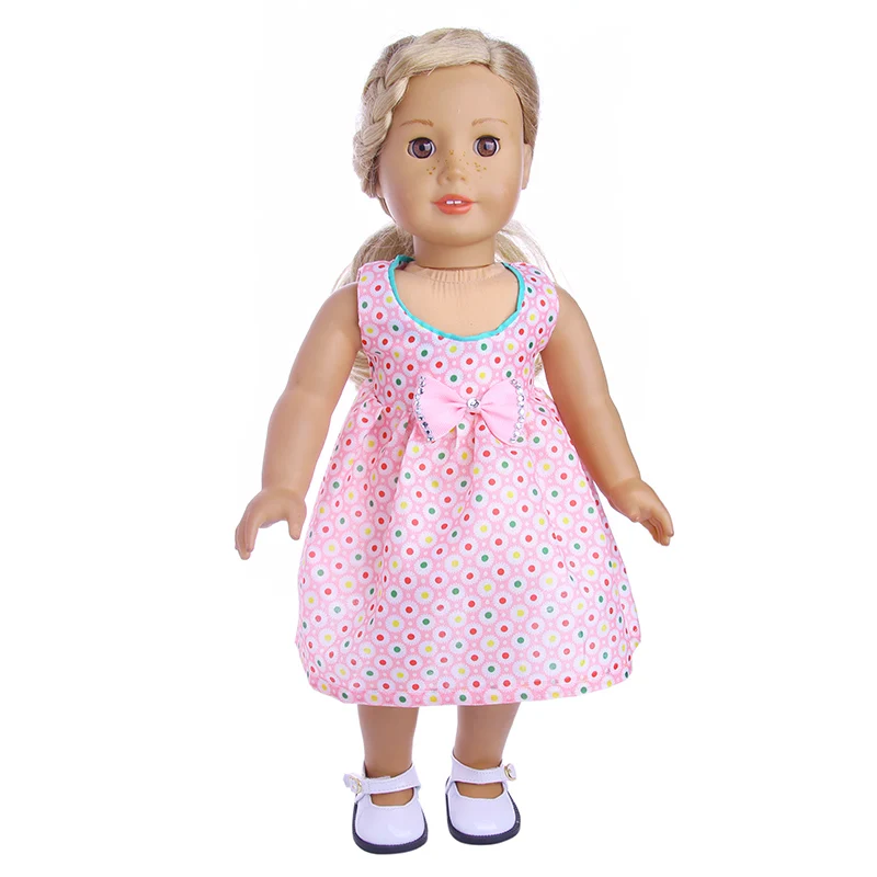 LUCKDOLL Cute Fashion Pink Print Dress Fit 18Inch American 43cm BabyDoll Clothes Accessories,Girls Toys,Generation,Birthday Gift
LUCKDOLL Cute Fashion Pink Print Dress Fit 18Inch American 43cm BabyDoll Clothes Accessories,Girls Toys,Generation,Birthday Gift