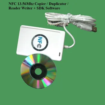 USB NFC ACR122U 13.56Mhz RFID Contactless Smart Card Copier Duplicator Reader Writer + SDK M-ifare Copy Clone Support Android
USB NFC ACR122U 13.56Mhz RFID Contactless Smart Card Copier Duplicator Reader Writer + SDK M-ifare Copy Clone Support Android