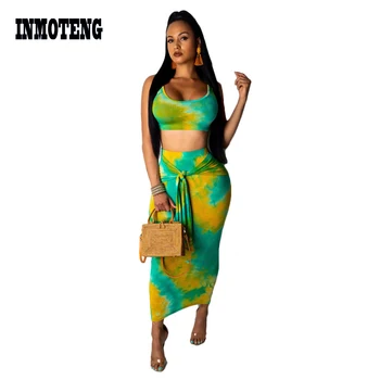 INMOTENG 2019 Summer Fashion Tie Dyed Print Skirt 2 Pieces Suit Sleeveless Short Tank Top Maxi Slim Mixi Skirt Suit Tracksuit
INMOTENG 2019 Summer Fashion Tie Dyed Print Skirt 2 Pieces Suit Sleeveless Short Tank Top Maxi Slim Mixi Skirt Suit Tracksuit