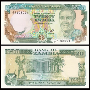 Zambia 20 Kwacha,1989-91, P-32b, UNC, Uncirculated, Banknotes, Collection, Gift, Africa, Genuine Original Paper Notes
Zambia 20 Kwacha,1989-91, P-32b, UNC, Uncirculated, Banknotes, Collection, Gift, Africa, Genuine Original Paper Notes