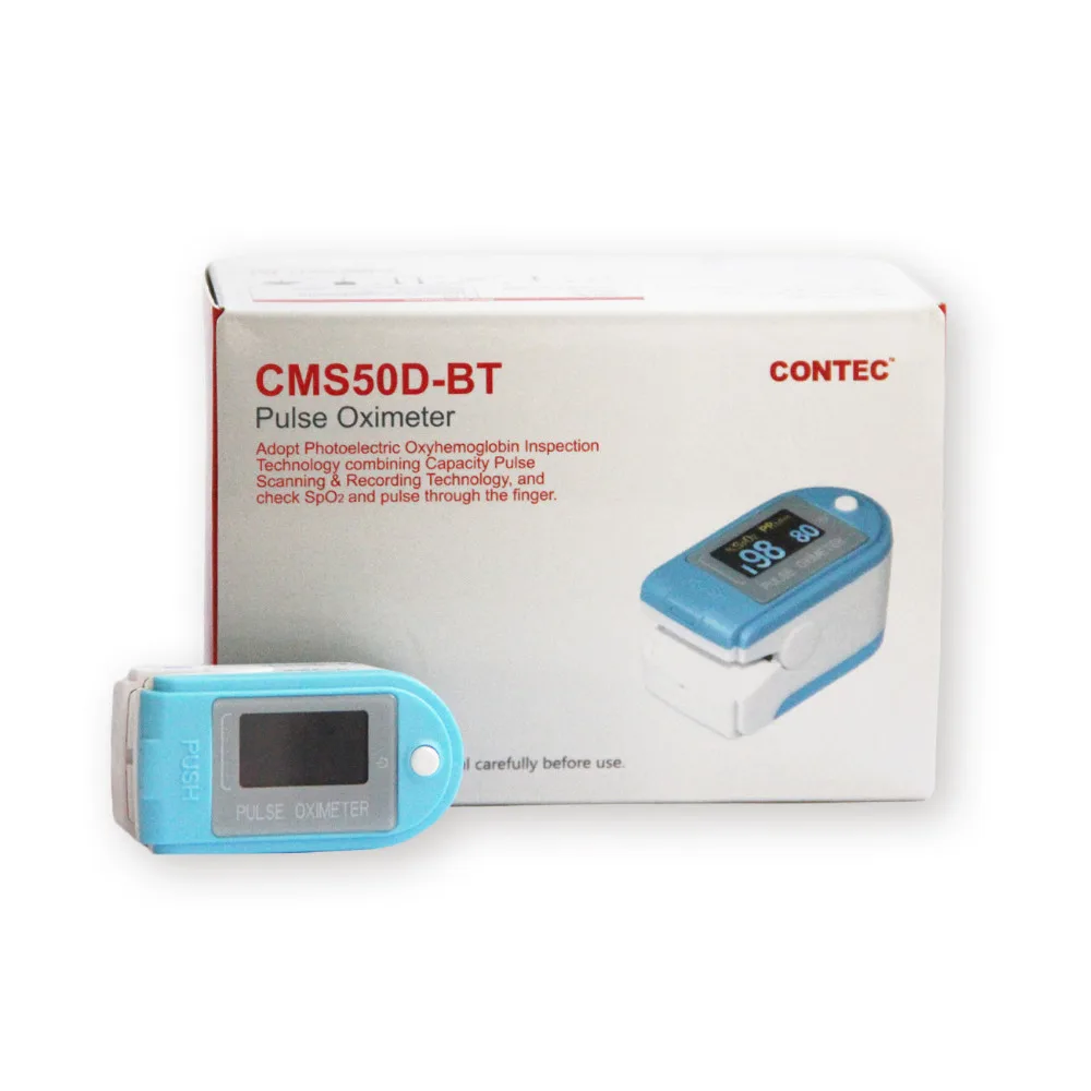 Free Shipping Bluetooth Fingertip Pulse Oximeter SpO2 Blood Oxygen Monitor CMS50D-BT Free Rubber Case CONTEC
Free Shipping Bluetooth Fingertip Pulse Oximeter SpO2 Blood Oxygen Monitor CMS50D-BT Free Rubber Case CONTEC