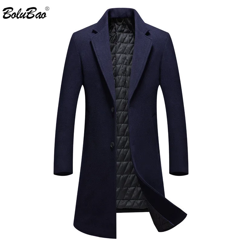 BOLUBAO Men Winter Wool Coat Men's Long Section Over The Knee Casual Thick Wool Blends Woolen Pea Coat Male Trench Coat Overcoat
BOLUBAO Men Winter Wool Coat Men's Long Section Over The Knee Casual Thick Wool Blends Woolen Pea Coat Male Trench Coat Overcoat