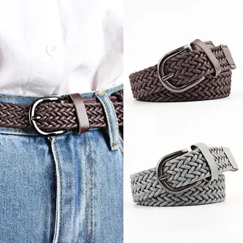 High Quality Solid Color Alloy Pin Buckle Elastic Stretch Waist Belt For Men Women Knitted Canvas Strap Belt Jeans Accessories
High Quality Solid Color Alloy Pin Buckle Elastic Stretch Waist Belt For Men Women Knitted Canvas Strap Belt Jeans Accessories