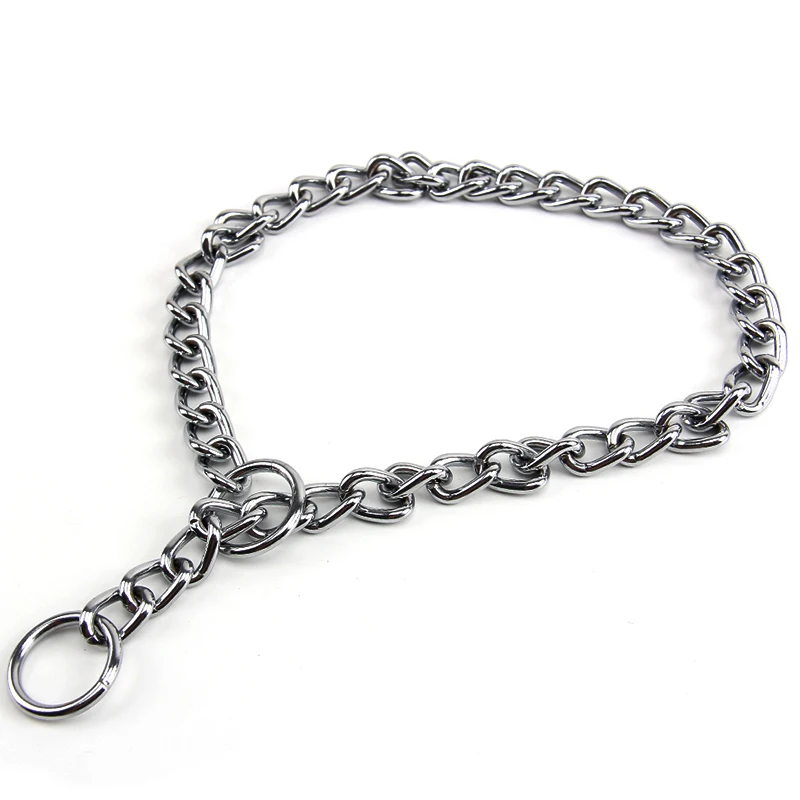 1pcs Chrome Stainless Iron Dogs Collar Traction Rope Lead Leash P Chains Adjustable Pet Collars Necklace for Small Large Dogs
1pcs Chrome Stainless Iron Dogs Collar Traction Rope Lead Leash P Chains Adjustable Pet Collars Necklace for Small Large Dogs