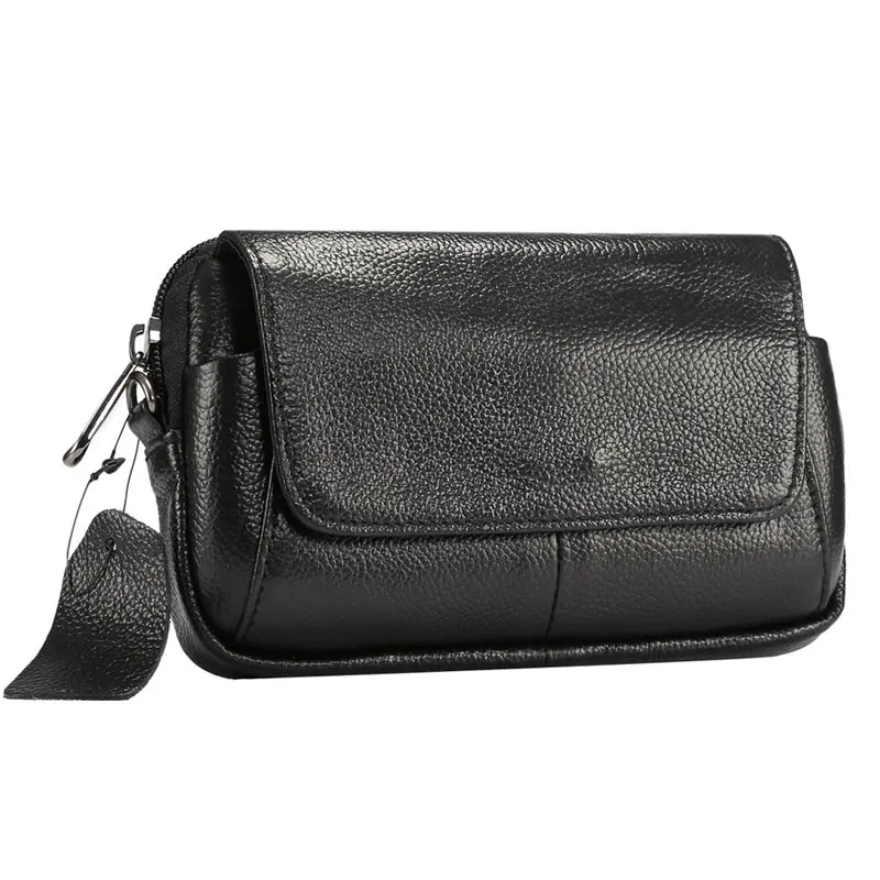 6.5 Inch Waist Packs Casual Mobile Phone Bag Fanny Pack Waist Bag Men Shoulder Bag with Card Holder Genuine Leather 2 Colors
6.5 Inch Waist Packs Casual Mobile Phone Bag Fanny Pack Waist Bag Men Shoulder Bag with Card Holder Genuine Leather 2 Colors
