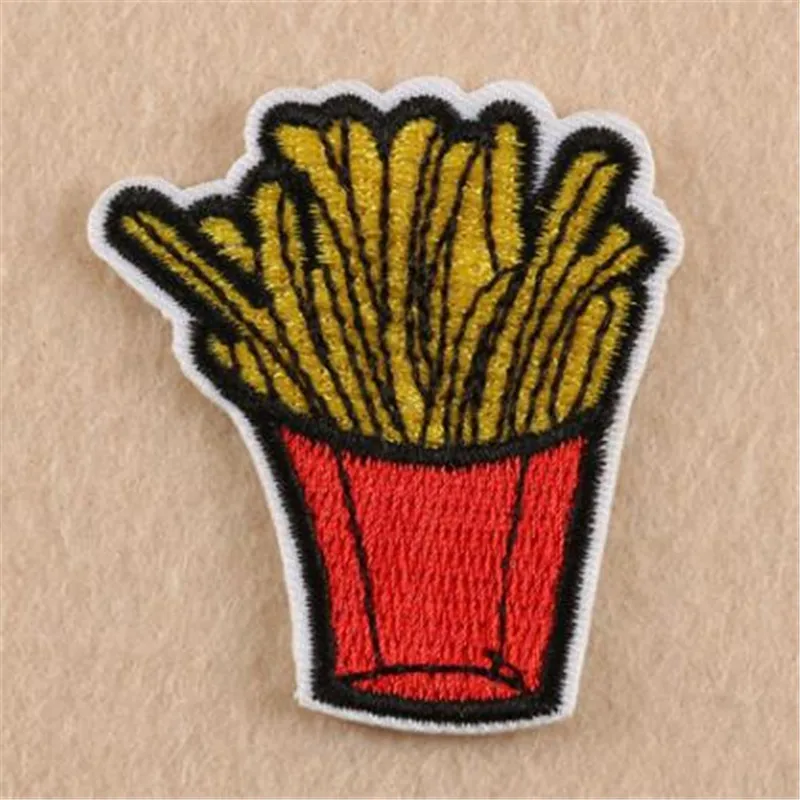 Clothing diy embroidery iron on patch deal with it French fries biker patches for clothes cartoon stickers fabric free shipping
Clothing diy embroidery iron on patch deal with it French fries biker patches for clothes cartoon stickers fabric free shipping