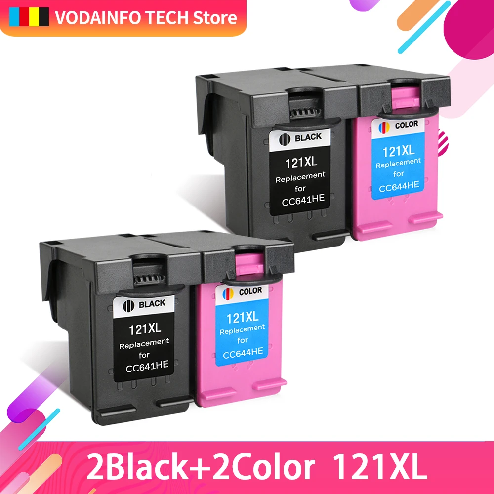 QSYRAINBOW Compatible 121XL ink cartridge for hp 121 XL for hp121 for Deskjet D2563 F4283 F2423 F2483 F2493 F4213 F4275 F4283
QSYRAINBOW Compatible 121XL ink cartridge for hp 121 XL for hp121 for Deskjet D2563 F4283 F2423 F2483 F2493 F4213 F4275 F4283
