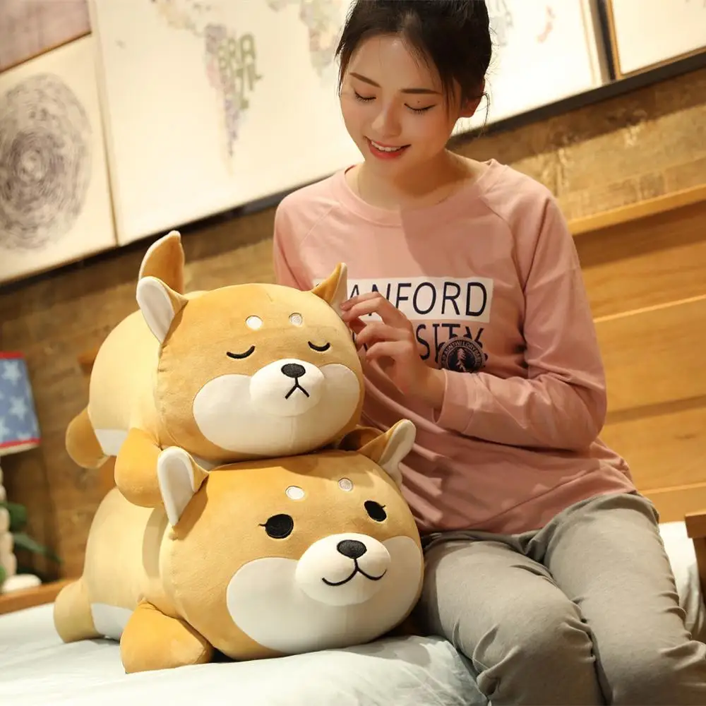 New Arrival 35-75cm Cute Corgi & Shiba Inu Dog Plush Toy kawaii Lying Husky fat Pillow Stuffed Soft Animal Doll Child Baby Gift
New Arrival 35-75cm Cute Corgi & Shiba Inu Dog Plush Toy kawaii Lying Husky fat Pillow Stuffed Soft Animal Doll Child Baby Gift