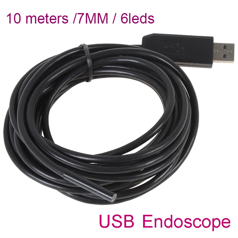 Gakaki 7MM 10M 480P USB Industry Endoscope 6 LEDs USB Waterproof Endoscope Borescope Inspection Camera Tube Snake Usb Endoscopio
Gakaki 7MM 10M 480P USB Industry Endoscope 6 LEDs USB Waterproof Endoscope Borescope Inspection Camera Tube Snake Usb Endoscopio