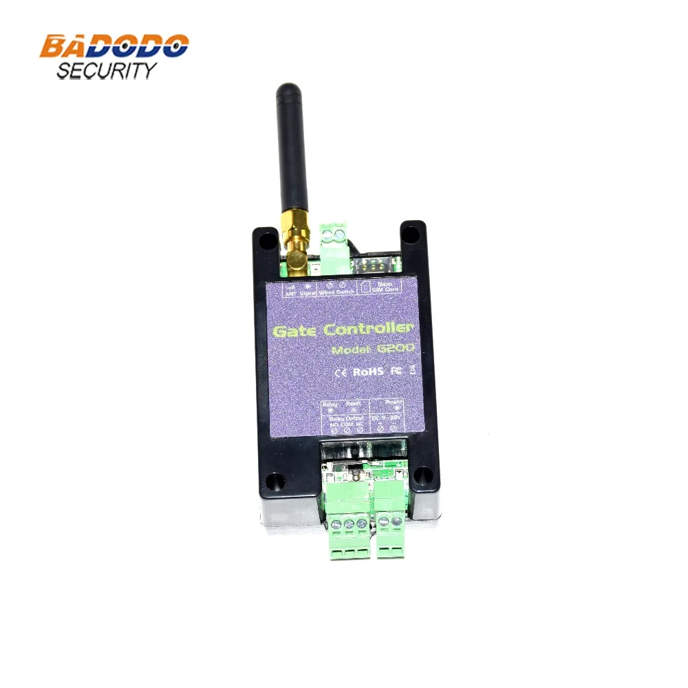 GSM 3G remote control GSM gate opener G200 single relay switch for sliding swing garage Gate Opener ( replace RTU5024 )
GSM 3G remote control GSM gate opener G200 single relay switch for sliding swing garage Gate Opener ( replace RTU5024 )