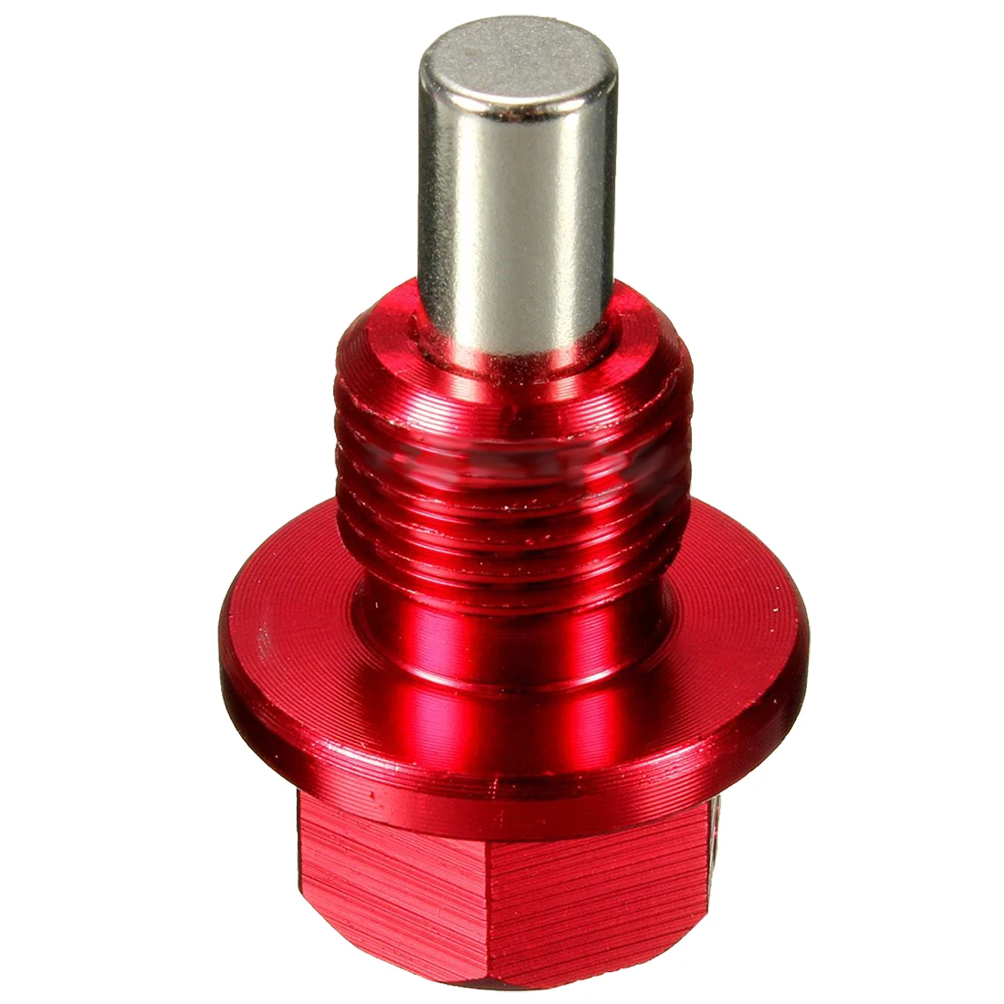 

M12 x1.25 Magnetic Engine Oil Pan Drain Filter Adsorb Plug Bolt Crush Washer red