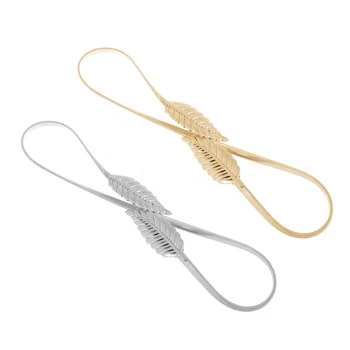 Hot Selling Vintage Women Belt Leaf Design Clasp Front Stretch Metal Waist Belt Skinny Elastic Ceinture -B5
Hot Selling Vintage Women Belt Leaf Design Clasp Front Stretch Metal Waist Belt Skinny Elastic Ceinture -B5