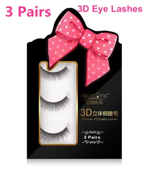 3 Pairs 100% Handmade Real Mink Fur False Eyelash 3D Strip Mink Lashes Thick Fake Faux Eyelashes Makeup Beauty False Eyelash
3 Pairs 100% Handmade Real Mink Fur False Eyelash 3D Strip Mink Lashes Thick Fake Faux Eyelashes Makeup Beauty False Eyelash